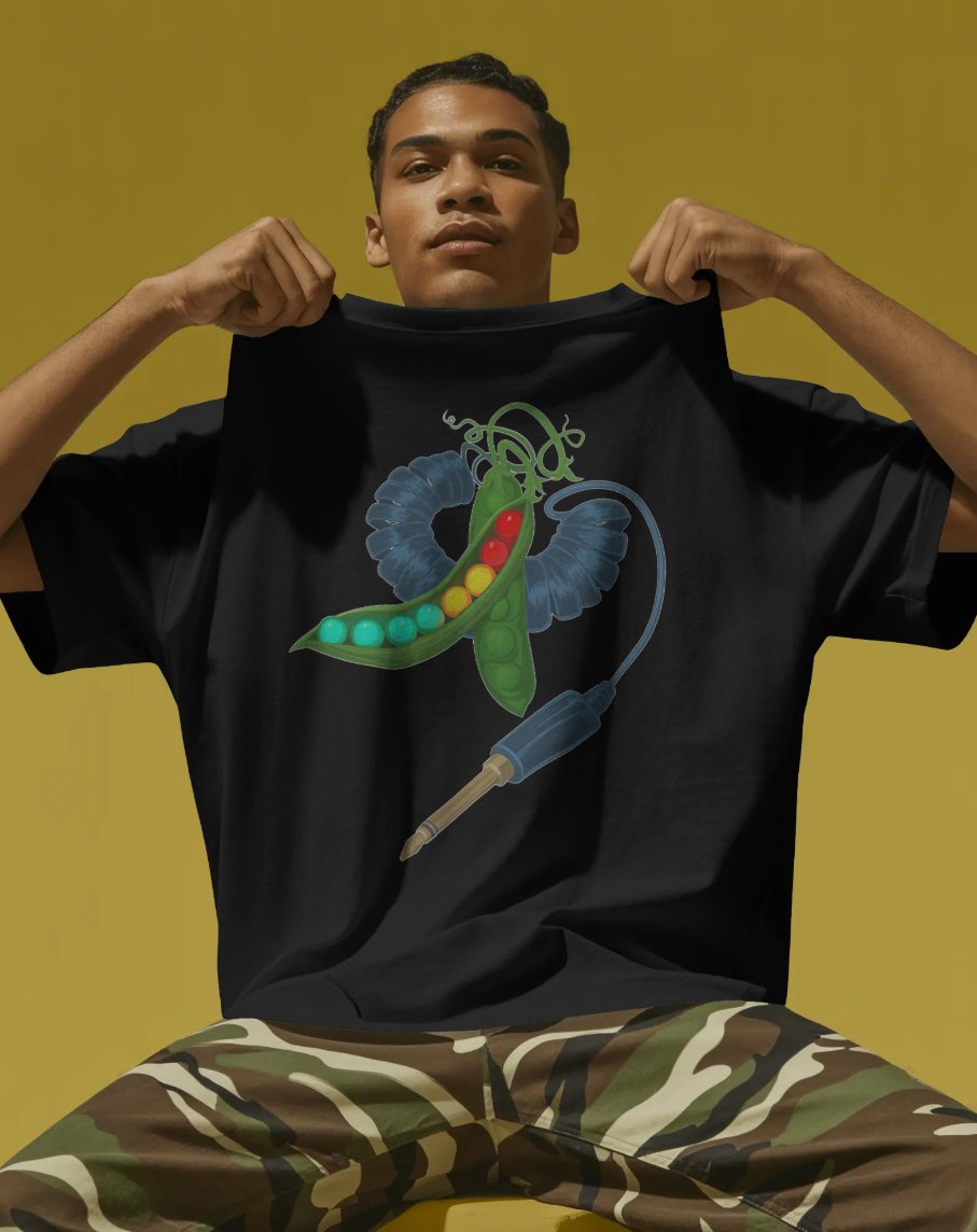 model male black mock up a